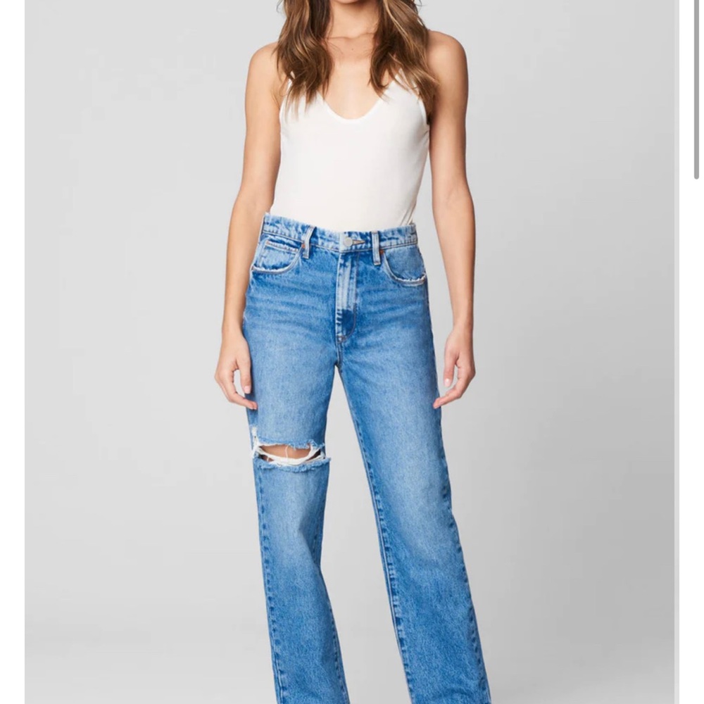 Blank NYC The Howard Loose Fit Jean W/ Rips Size XS - Picture 9 of 12